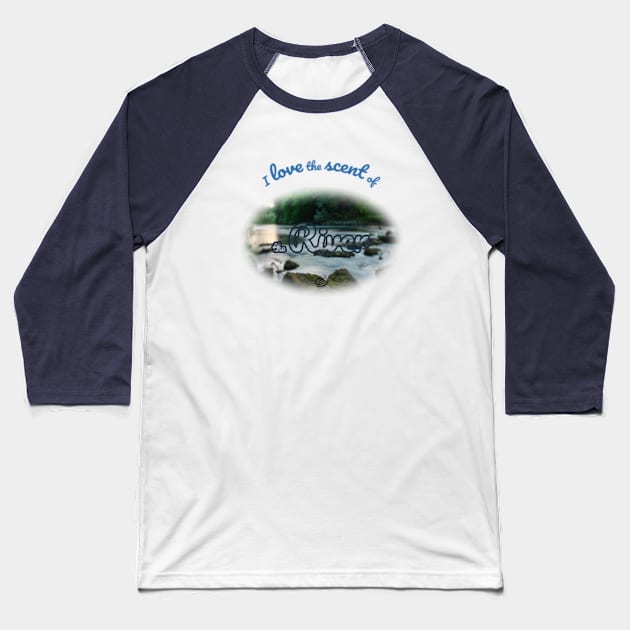 A day in the river Baseball T-Shirt by Cavaleyn Designs